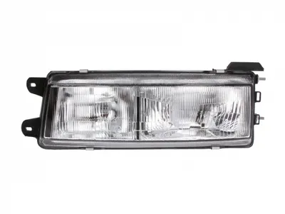 Far Stanga (H1 H4, mecanic, fara motoras, culoare insert: argintiu) potrivit MITSUBISHI COLT III, LANCER IV -05.94
