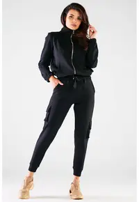 Pantaloni dama - Negru - S/M