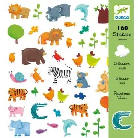 Abţibilduri Djeco Animale