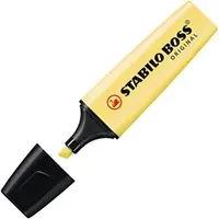 Marcator text Stabilo Boss Original Pastel - galben deschis