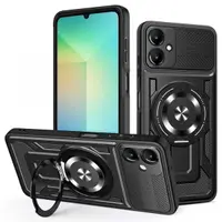 Husa pentru Samsung Galaxy A06 A065, Techsuit, RuggedCam, Neagra