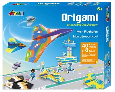 Set creativ Avenir - DIY Origami Aeroport