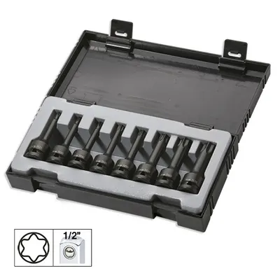 Set 8 Imbusuri De Impact Torx Lungi De 1 2 Jbm