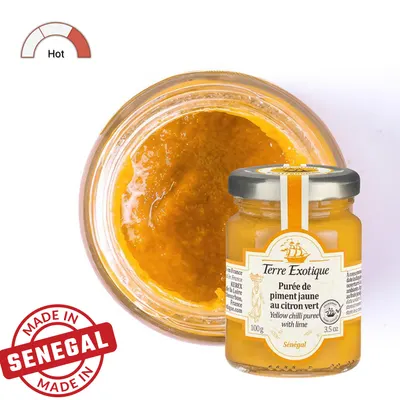 Piure de chili galben cu lime 100g