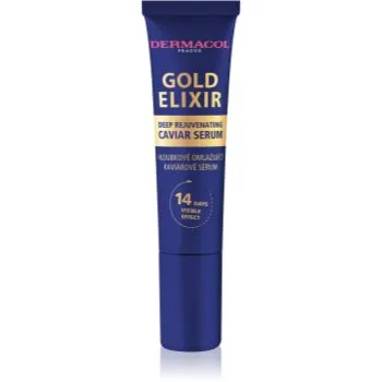 Dermacol Gold Elixir ser de reparare in profunzime cu caviar