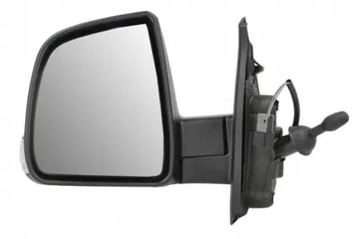 Oglinda stanga (mecanica, convex, grund) potrivit FIAT DOBLO II; OPEL COMBO D 09.14-12.22