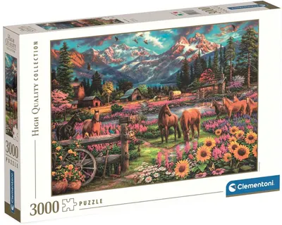 Puzzle Clementoni de 3000 piese - Liberi să hoinărească