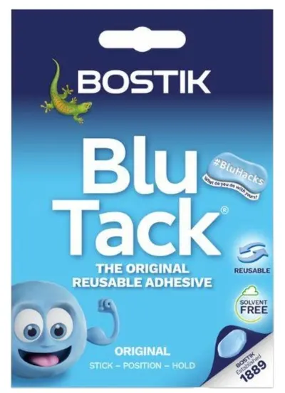 Lipici reutilizabil Bostik - Albastru, 45 g