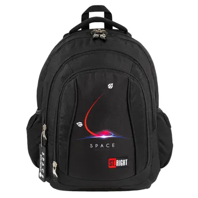 Ghiozdan cu 4 compartimente, St Majewski, St. Right Deep Space, 43 cm
