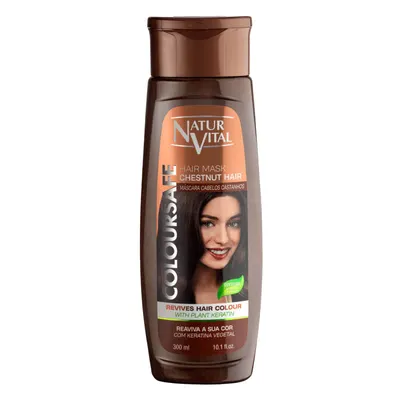 Masca pentru par Castaniu NaturVital, 300 ml