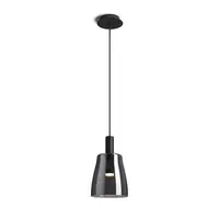 BELLINI M LED Corp de iluminat suspendat negru smoke-colored sticla 230V LED 5W 30° 3000K