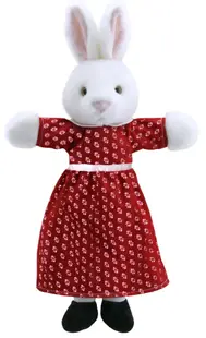 Papusa pentru teatru The Puppet Company - Dl. Iepure, 47 cm