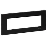 Rama plata 7 module Schneider Easy Styl LMR7267005, negru metalic