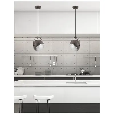 Lampa suspendata DEGLI Rust Metal Outside Aluminiu Inside E27 1x40W IP20 Fara bec