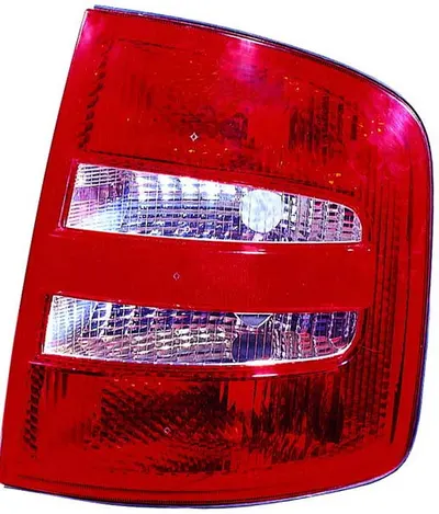 Stop tripla lampa spate dreapta (Semnalizator alb, culoare sticla: rosu) SKODA FABIA LIMUZINA COMBI 1999-2004