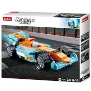 Set de constructie Racing Team, 221 piese, Echipa de curse