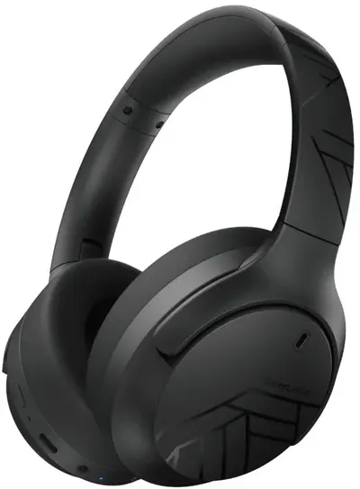 Căști wireless cu microfon PowerLocus - Boom, negre