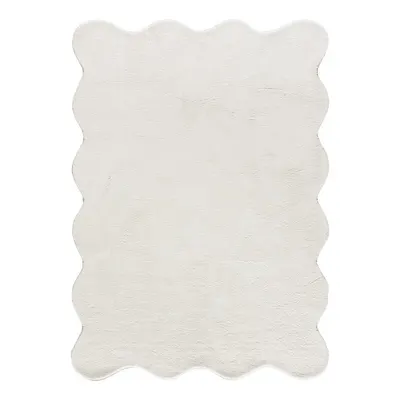 Covor alb lavabil 120x170 cm Mellow – Universal