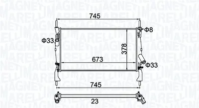 Radiator motor (Manual) potrivit FORD TRANSIT, TRANSIT TOURNEO 2.2D-2.4D