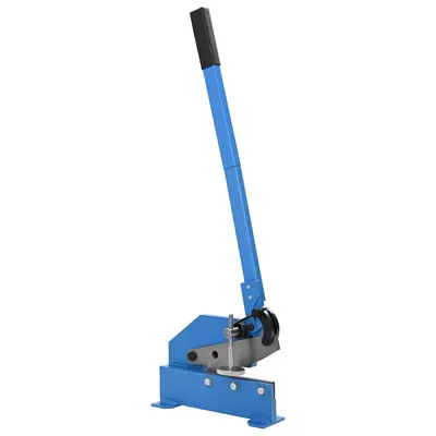 vidaXL Foarfecă cu pârghie pentru metal, 200 mm, albastru