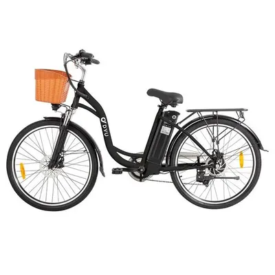 Bicicletă electrică DYU C6, anvelope de 26 de inch, baterie de 36V 12.5Ah