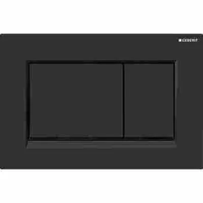 Clapeta actionare rezervor wc negru mat lacuit Geberit Sigma30