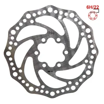 Disc frana R6.1 140mm 6H pentru trotineta electrica Ninebot F40E