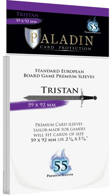 Protecții pentru carduri Paladin Card Protection - Tristan, 59 x 92 mm (55 buc)