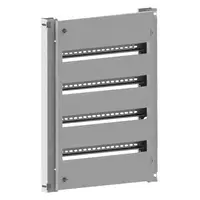 Cadru modular 4 randuri x 25 mod., pe balamale, cu sine DIN
