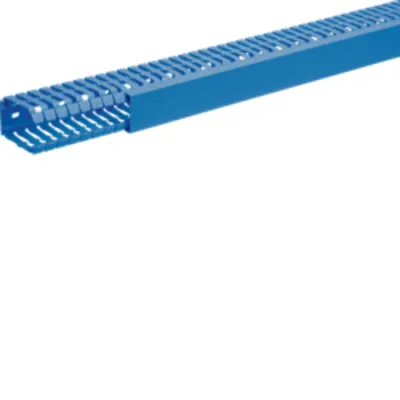 Canal cablu perforat cu capac 60x40, albastru
