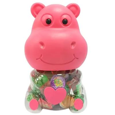 Jeleuri la bol Hipopotam Roz Jolly – 100 bucăți x 15 g Engros