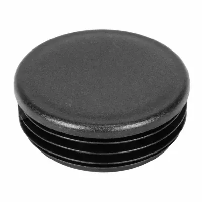 Capac plastic teava rotunda, diametru 20 mm, pentru gard si structuri metalice, negru