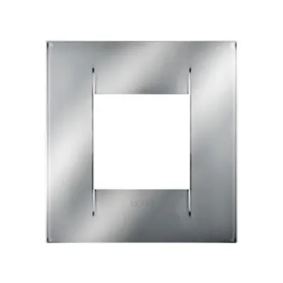 Placa ornament CProiector HORUS GEO International - IN METALLISED TECHNOPOLYMER - 2 modul - CHROME - CProiector HORUS