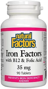 Iron Factors, 90 tablete, Natural Factors