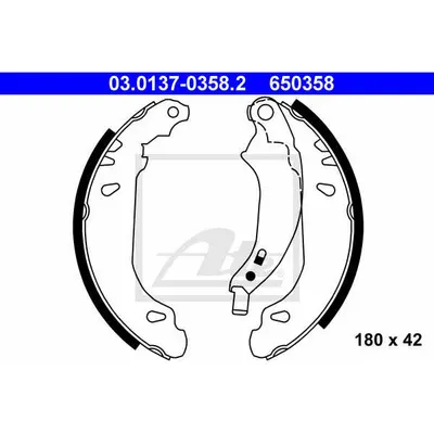 Set saboti frana ATE 03.0137-0358.2