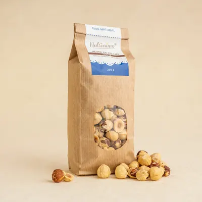 Alune de pădure coapte nesărate 250 g