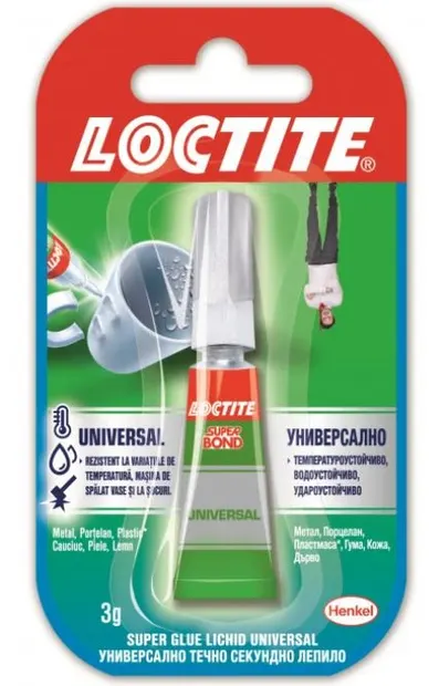Lipici instant Loctite Super Bond, 3 g