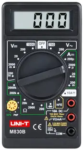 Multimetru digital DT830B negru