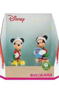 Set figurine: Minnie si Mickey. Craciun