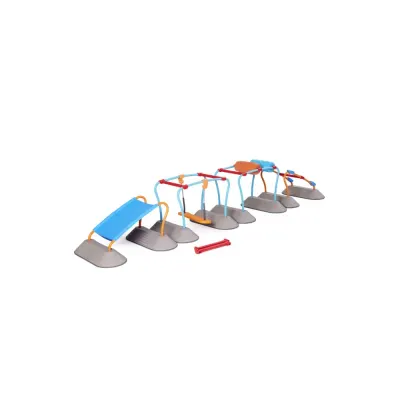 Set mega Traseu de echilibru si motricitate Mini Parkour