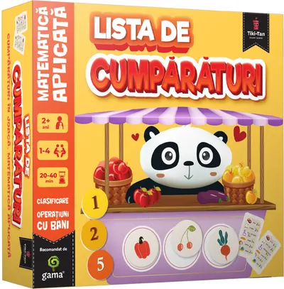 Lista de cumparaturi. Matematica aplicata