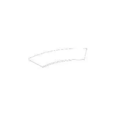 Capac cot 45°pt.jgheam metalic 600x15x1 mm