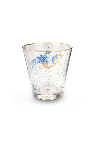 Pahar apă, Pip Studio, Golden Dots, 270ml, colecția Royal White