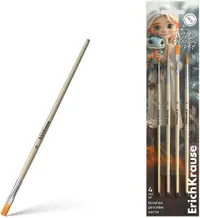 Set de pensule de pictură Erich Krause Magic Pet - 4 buc