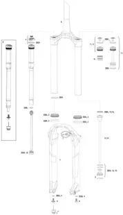 RockShox Pike DJ Solo Air 26" - negru