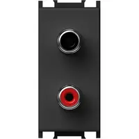 Modul Priza audio 2xRCA 1M SB, TEM Modul TEM-KM22SB-U