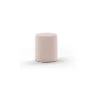 Puf de copii roz deschis cu tapițerie din stofă bouclé MOON – Vipack