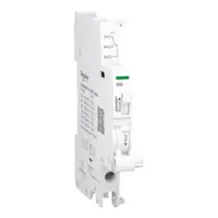 Acti9 A9A, Contact auxiliar, iSD, 1 C/O, 100mA-6A, 24-415V C.A., 24-130V C.C., conexiune pe jos