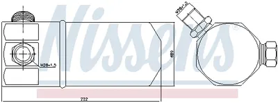 Filtru uscator AC AUDI 100, A6, V8 1.8-4.2 intre 1988-1997