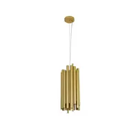 Lampa suspendata FELIX Auriu Aluminiu & Acrylic LED G9 6x5W 230V IP20 Fara bec Inaltime ajustabila